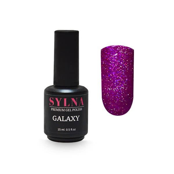 

Гель-лак SYLNA Galaxy 6 5,5 мл фиолетовый c мелким шиммером