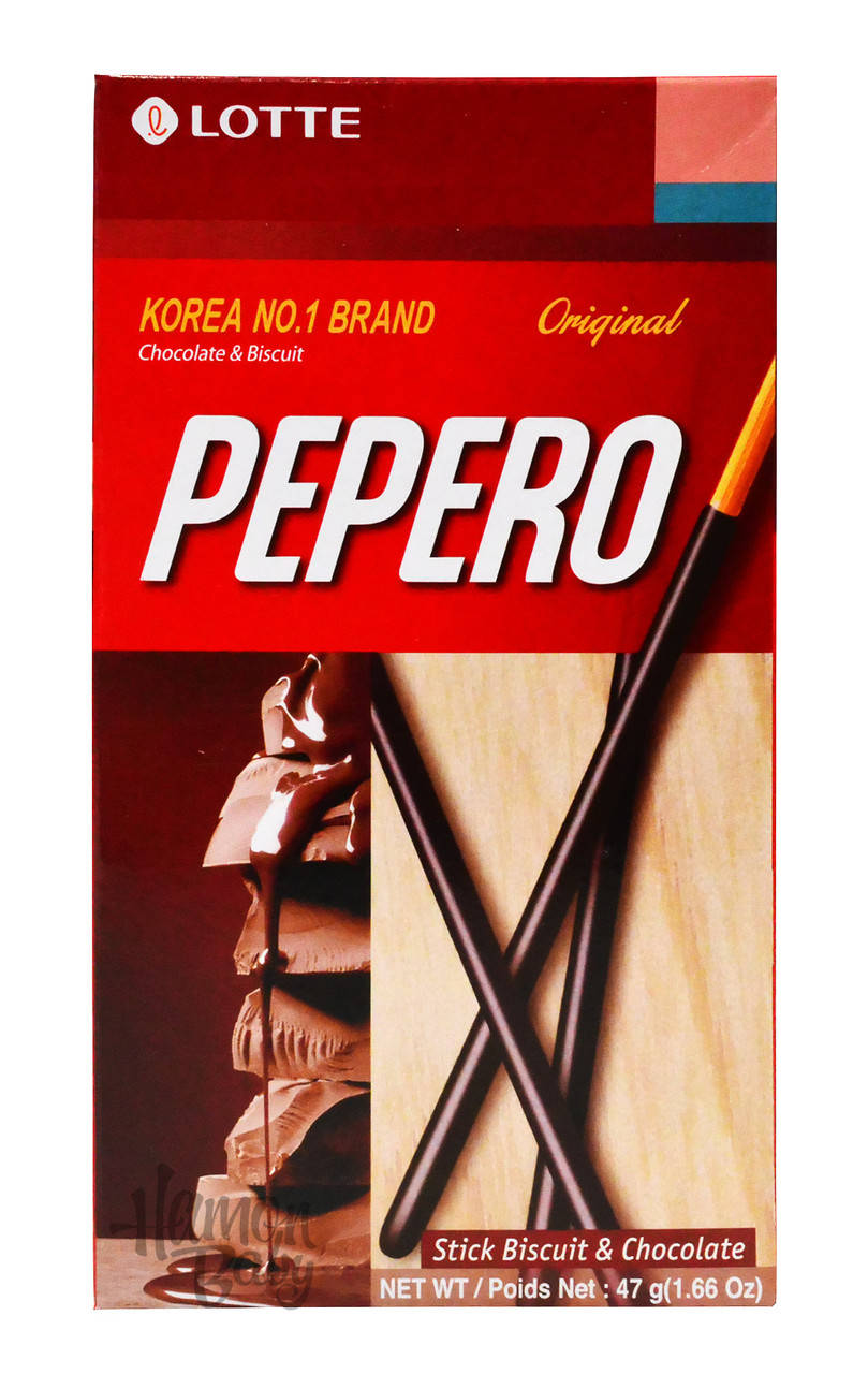 

Соломка в шоколадной глазури Pepero Original, 47 г, ТМ Lotte, Южная Корея