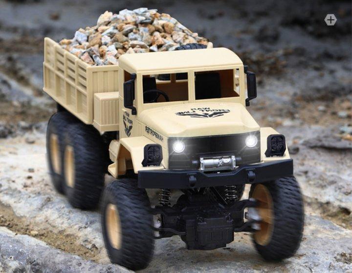 

Самосвал на радиоуправлении, военный грузовик на пульте управления, масштаб 1:18, Q 69