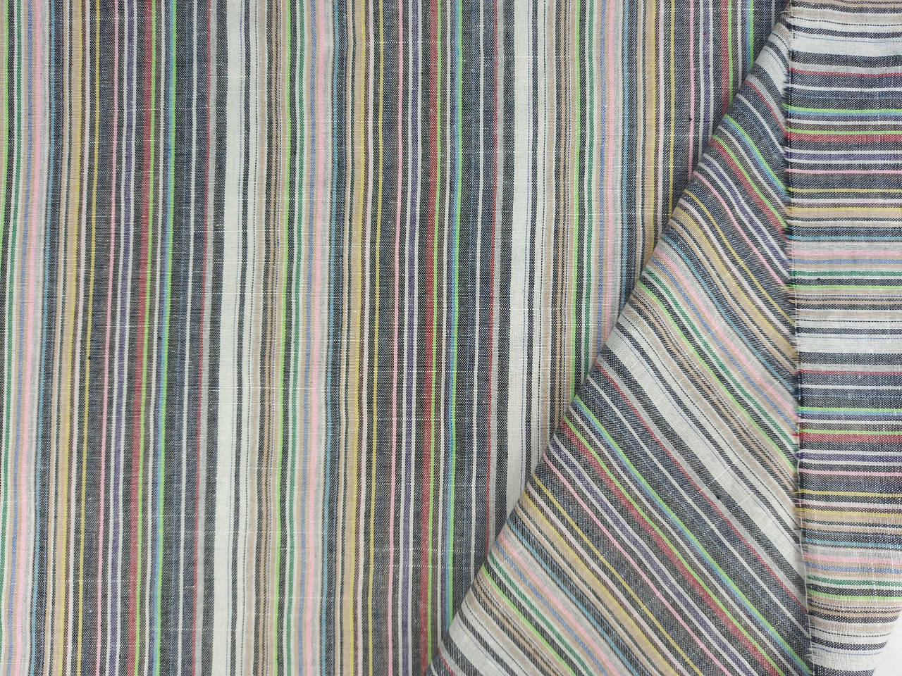 

Ткань лен натуральний, полоса № 1309, Зелёный