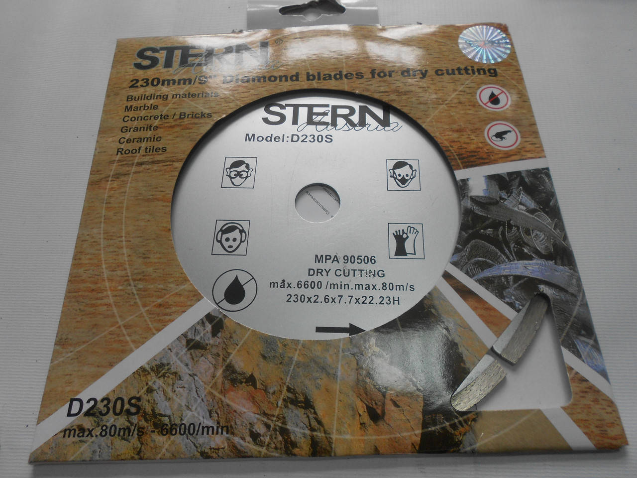 

Круг алмазный отрезной STERN 230х22.2 сегмент