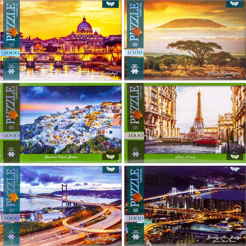 

Пазл 1000 элементов new (белый)