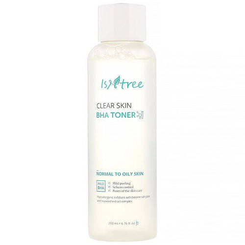 

Очищающий тонер с BHA-кислотами IsNtree Clear Skin BHA Toner
