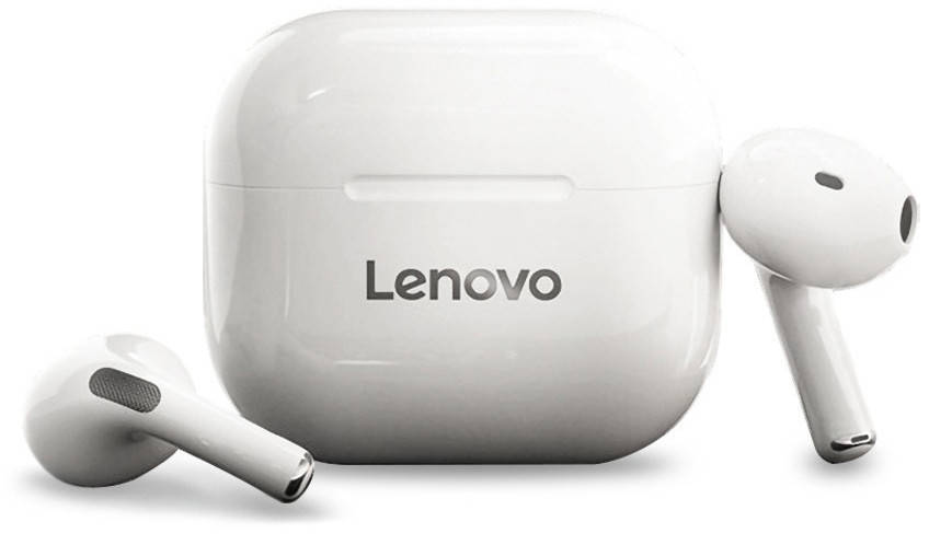

Беспроводные Bluetooth наушники Lenovo LP40 | IP54 | White, Белый