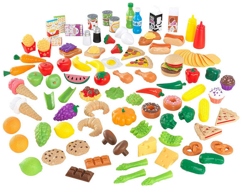 

KidKraft Набор игрушечных продуктов 115 деталей 63330 Tasty Treats Play Food Set 115 Pieces