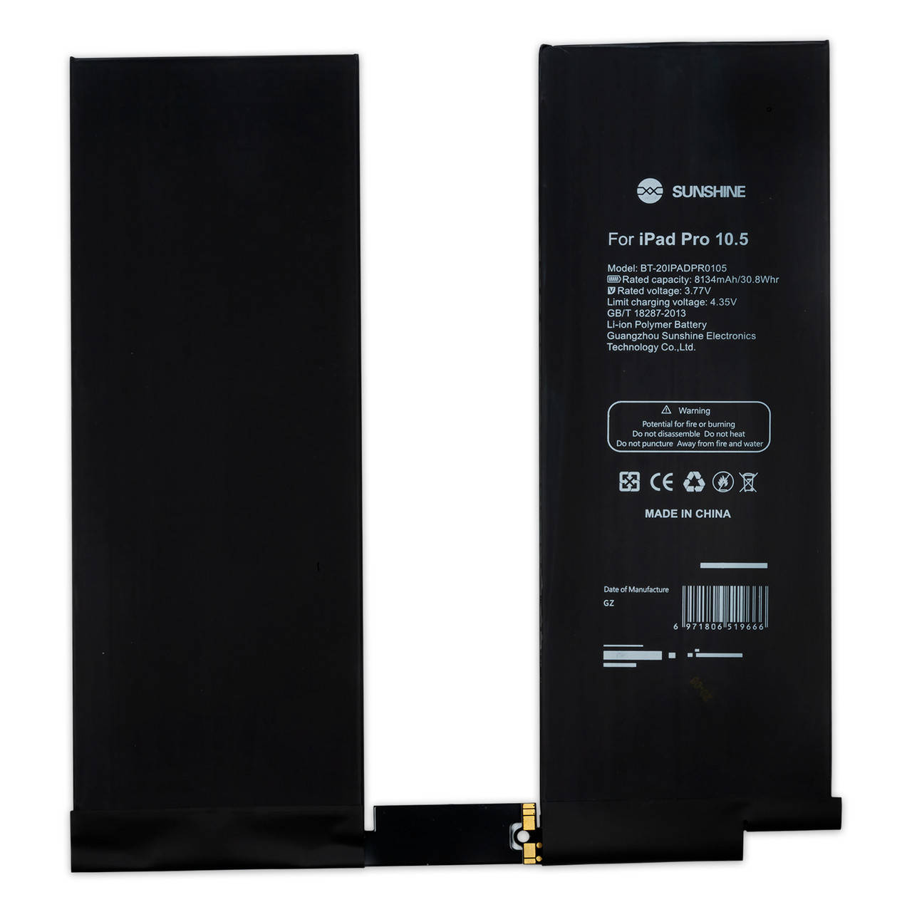 

АКБ APPLE iPad Pro 10.5 (A1701/A1709/A1798/A1852) SUNSHINE