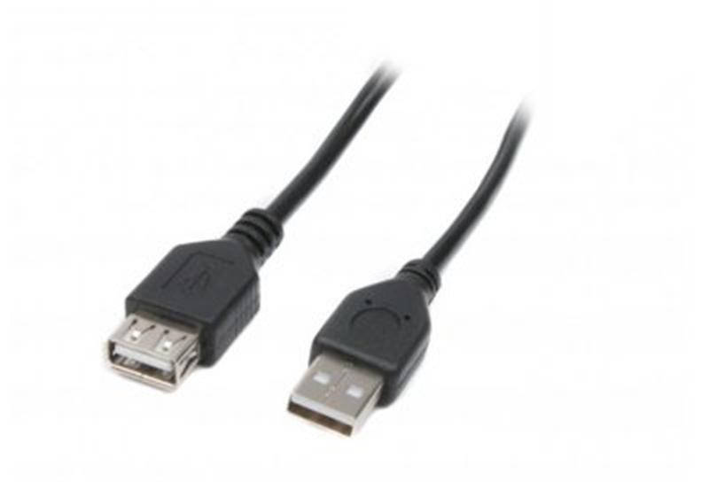 

Кабель Maxxter (U-AMAF-6) USB 2.0 AM - USB 2.0 AF, 1.8м, Черный