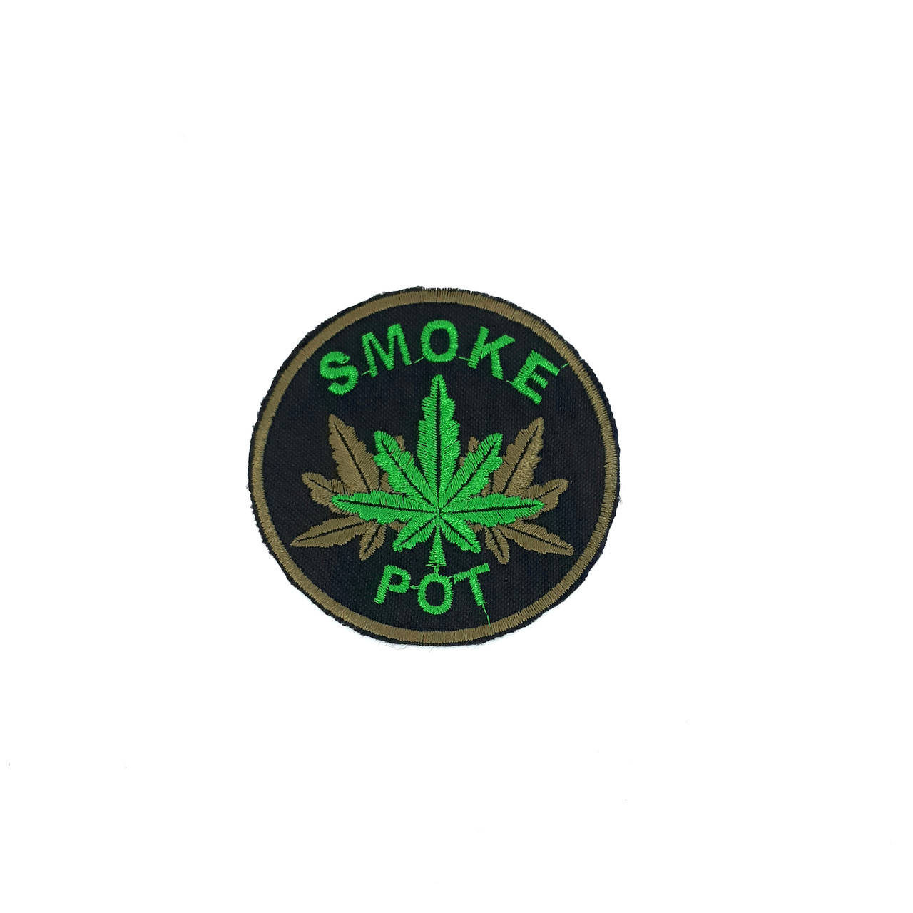 

Нашивка с вышивкой "Smoke pot"