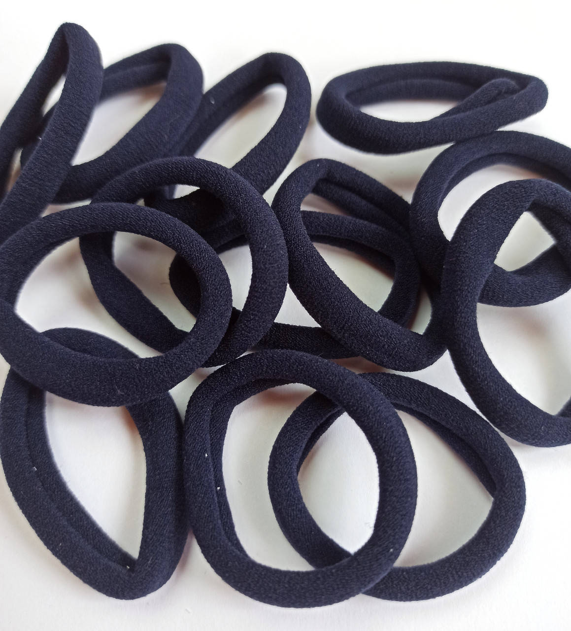 

Резинка для волос Тканевая Тёмно-синий 3,5 см Цена за 1 шт