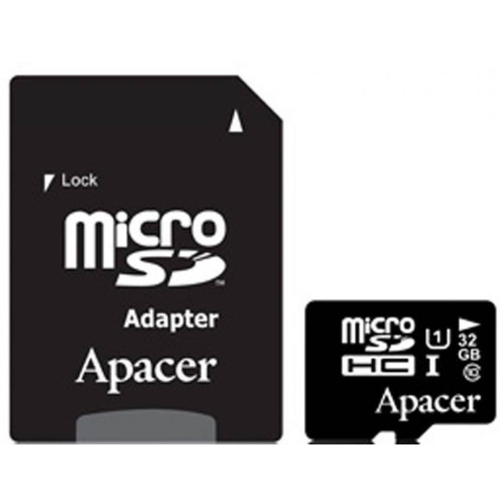 

Карта памяти microSDHC Apacer 32 Gb 10class