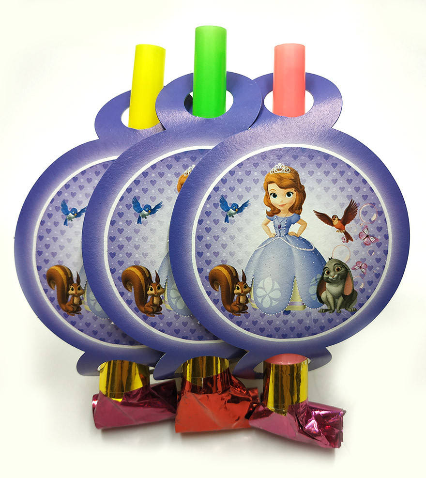 

Язычок-гудок "Принцеса София" набор 6 шт