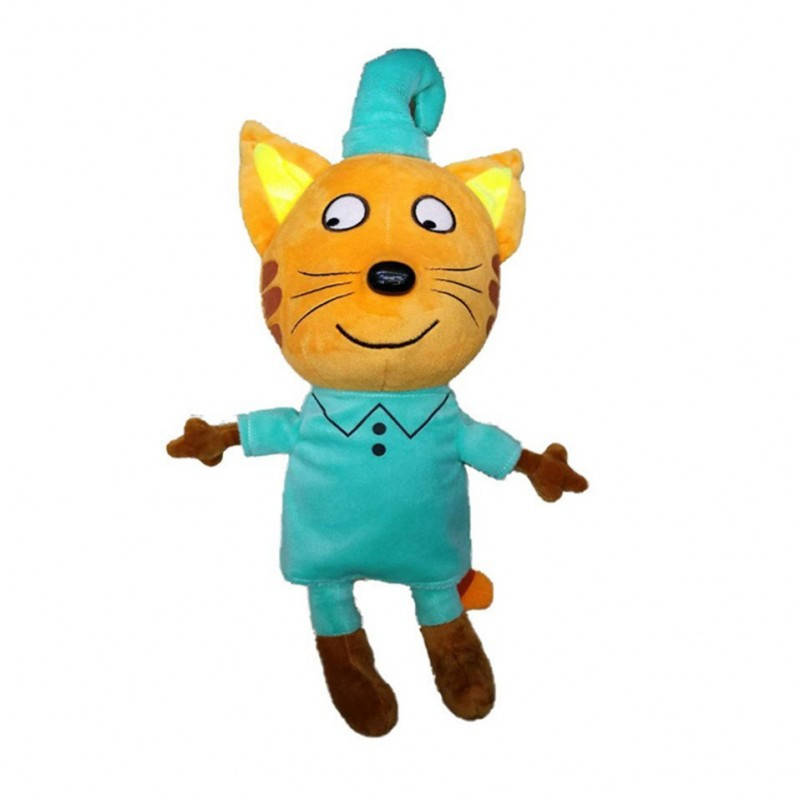 

Мягкая музыкальная игрушка Сонечко Три Кота Компот 25см, Зелёный