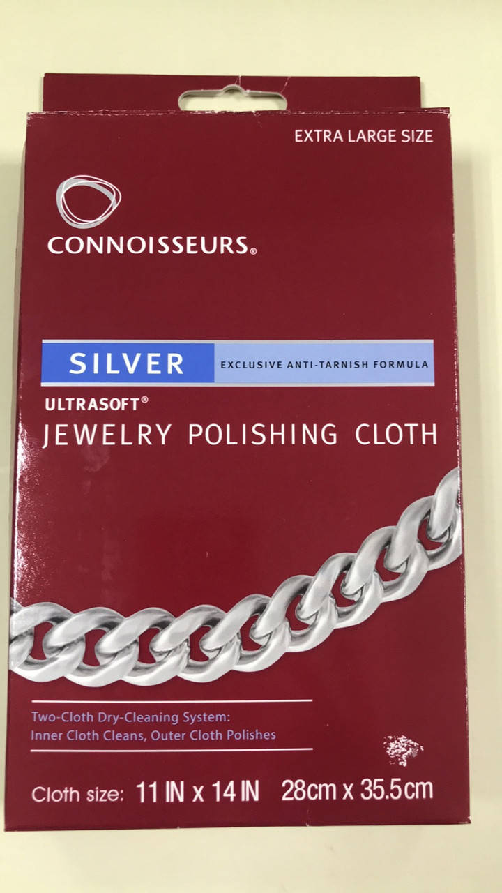 

Салфетка CONNOISSEURS для чистки ювелирных изделий из серебра