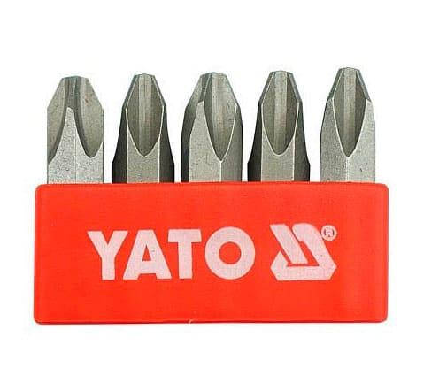 

Вставки отверточные к ударным отверткам YATO PH3x36мм, HEX d5/16" 5шт. (YT-2811)