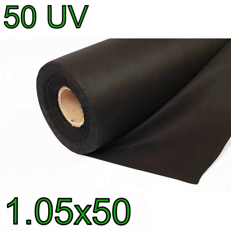 

Агроволокно AgroStar черное Р-50 (50г/м2) 1.05x50м, для клубники, Черный