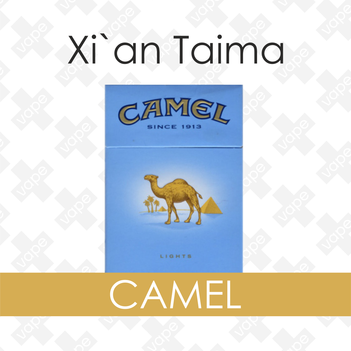 

Ароматизатор Xian Taima Camell со вскусом Кэмэлл 5, 10, 30 мл
