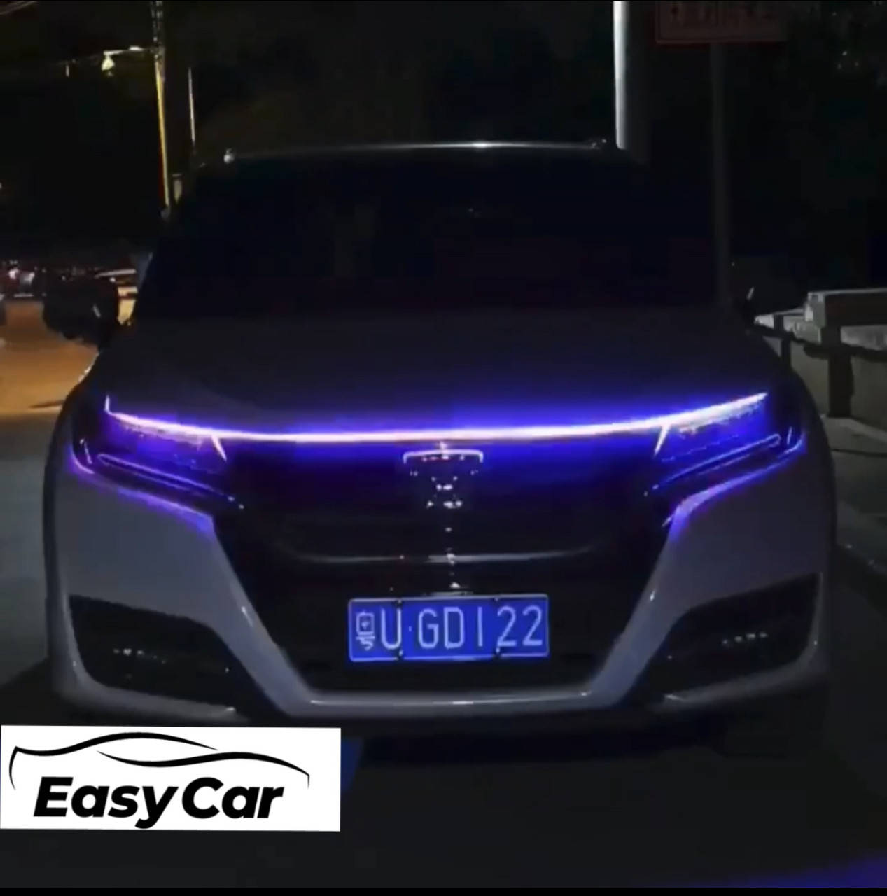 

Динамическая подсветка крышки капота RGB, управление с пульта или смартфона