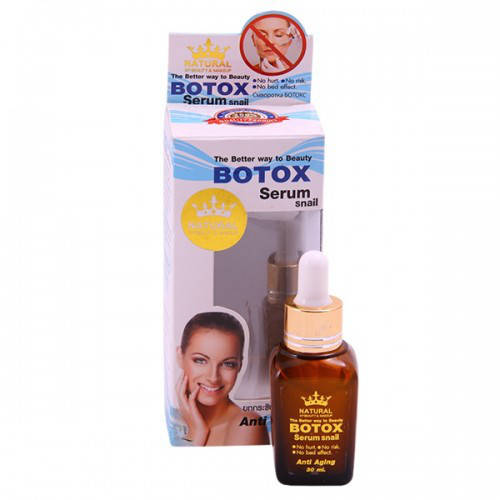 

Антивозрастная сыворотка для лица с ботокс-эффектом и слизью улитки