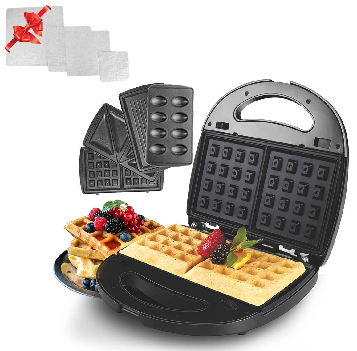

Сендвичница 4 в 1 Stainberg GT 780 1200W + ПОДАРОК Силиконовые пленки-крышки!
