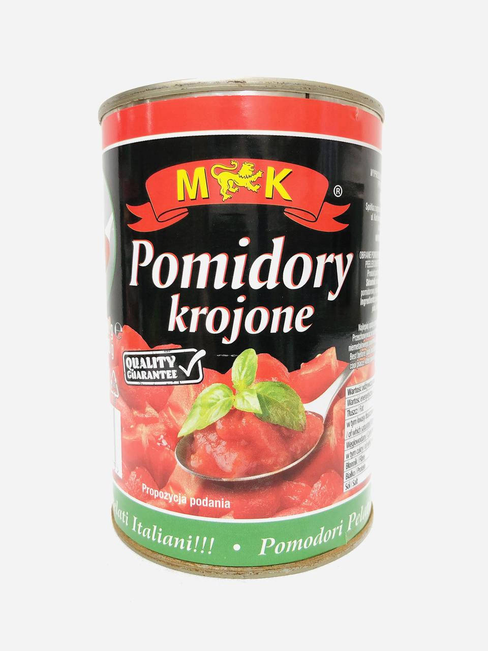 

Томати M&K різані 400гр