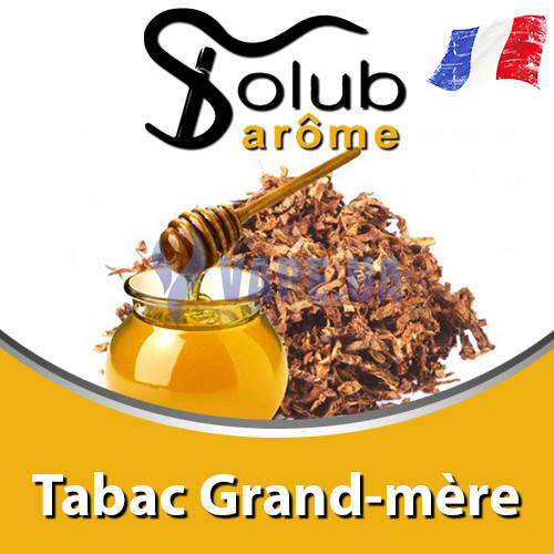 

Ароматизатор Solub Arome - Tabac Grand-mère (Мягкий вкус табака с медовыми нотками), 10 мл.