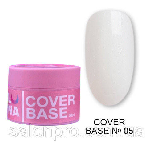 

Luna Cover Base № 05 - камуфлирующая база для гель-лака, 30 мл