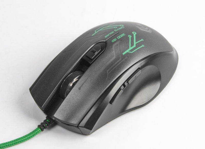 

Мышка игровая Gembird MUSG-003-G USB интерфейс, Зелёный