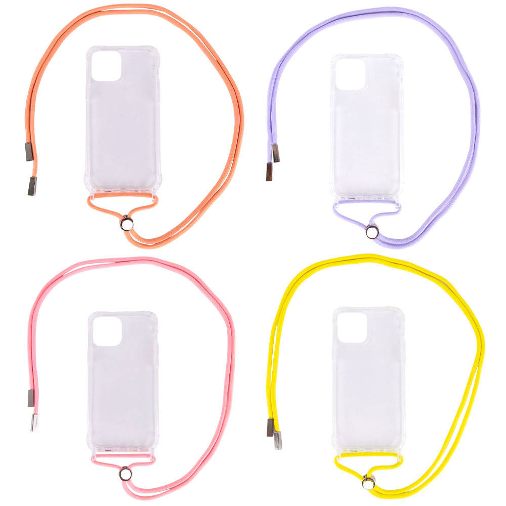 

Чехол TPU Crossbody Transparent для Apple iPhone 12 Pro / 12 (6.1")