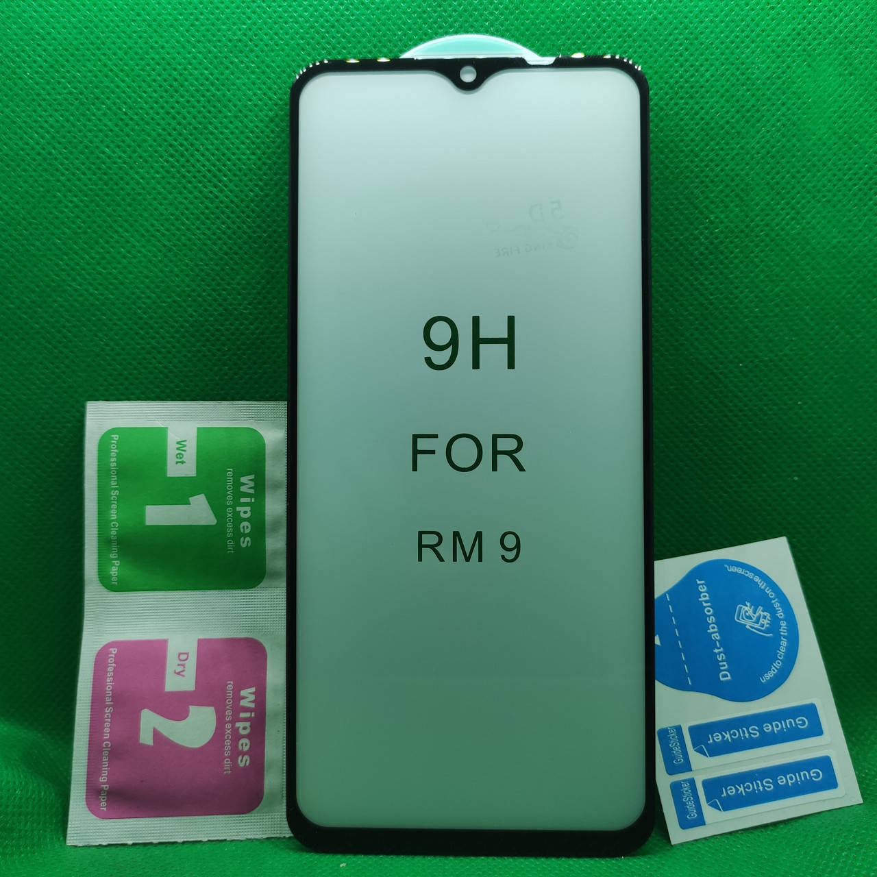 

Изогнутое защитное стекло для Xiaomi Redmi 9 5D 9H на весь экран телефона Черный