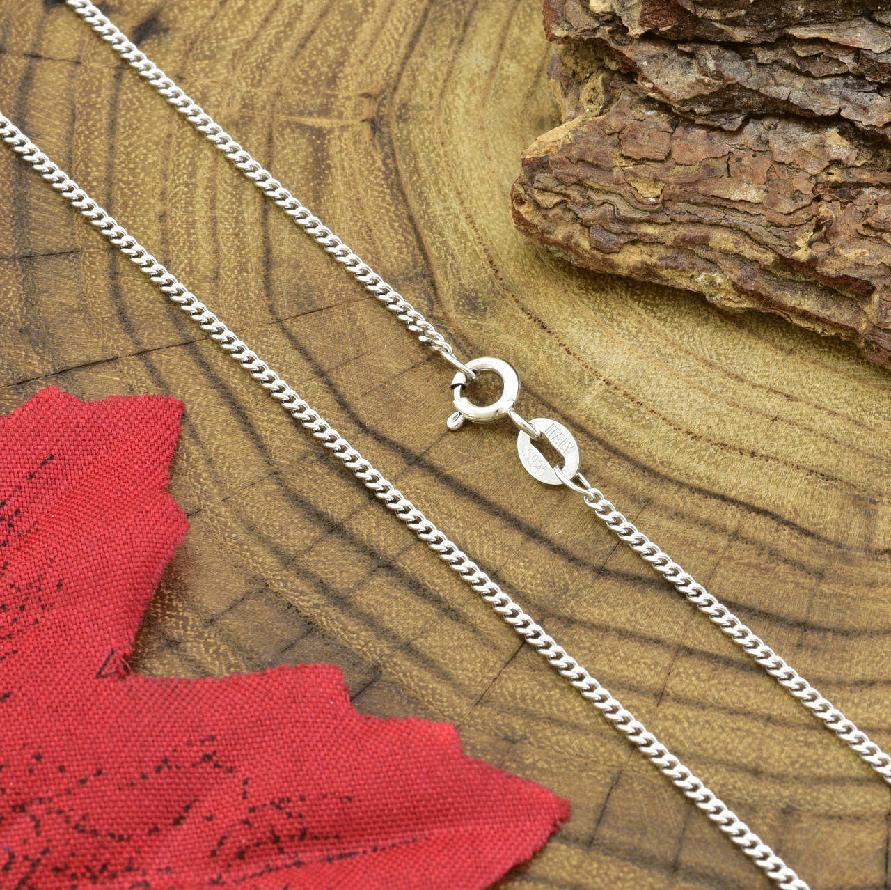 

Серебряная родированная Панцирная с алмазной огранкой ширина 1 мм длина 45