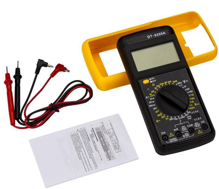 

Новый цифровой мультиметр DT9205A тестер прибор вольтметр