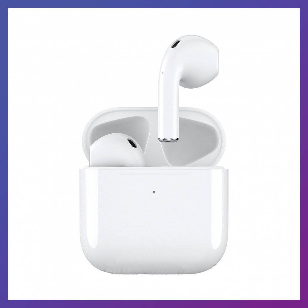 

Беспроводные наушники AirPods mini Pro 5 белые Bluetooth аирподс сенсорные с кейсом, Белый