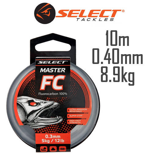 

Флюорокарбон Select Master FC 10m 0.40mm 20lb/8.9kg