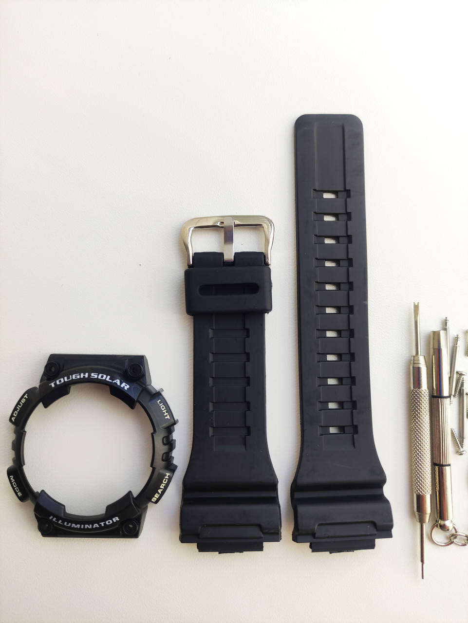 

Ремешок, безель (рант) для часов Casio AQ-S810W / AQS810WC Черный