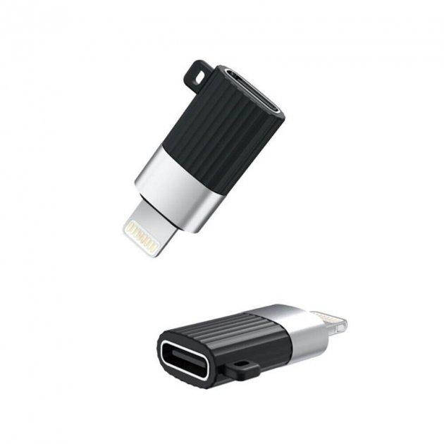 

Адаптер XO NB149-D type-c to lightning connector черный