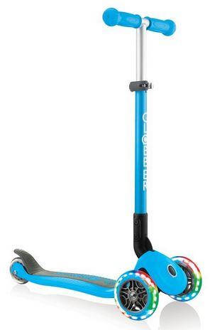 

Детский самокат Globber Primo Foldable Lights Sky Blue, Голубой