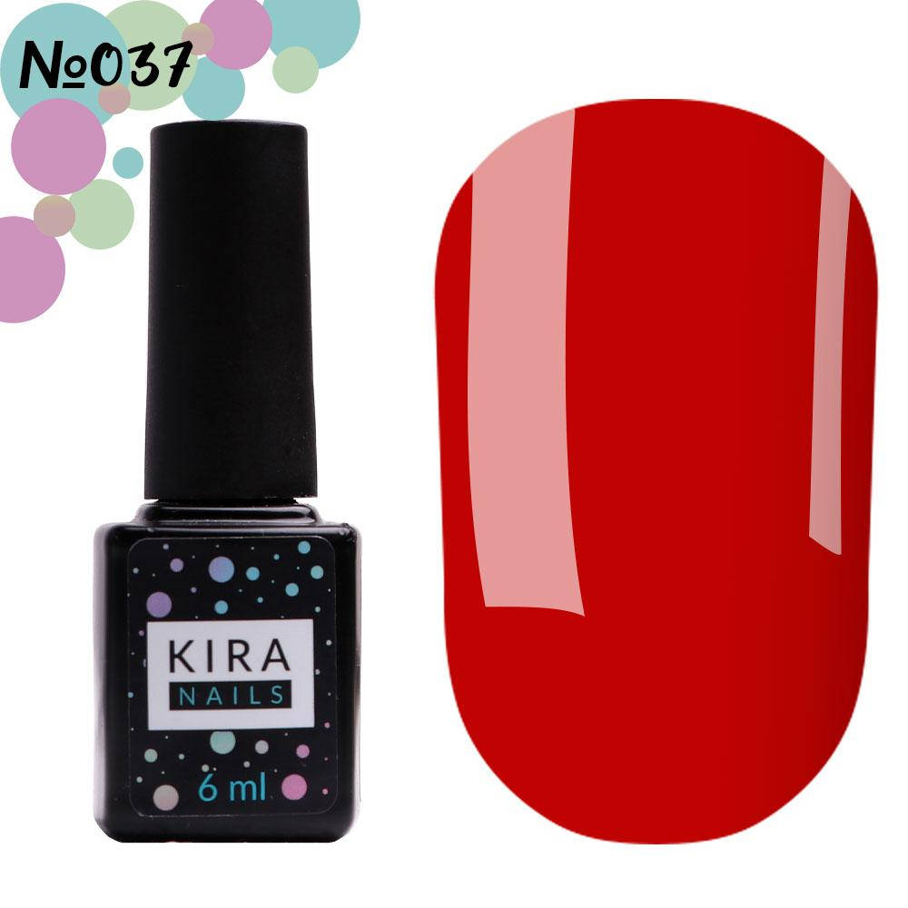 

Гель-лак Kira Nails №037, 6 мл (ярко-красный)