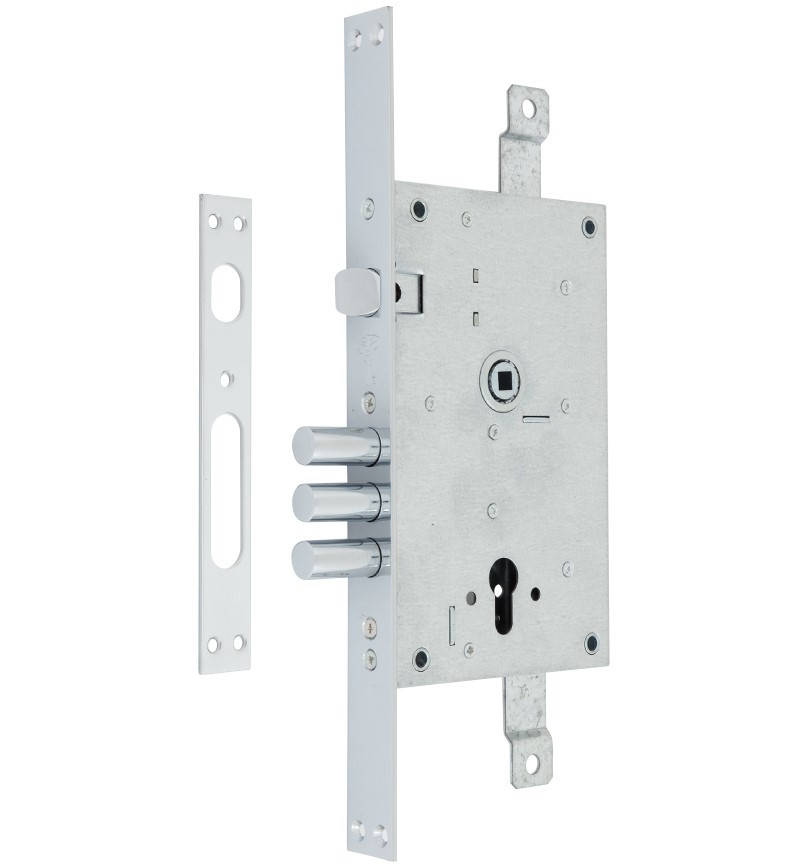 

Замок врезной MUL-T-LOCK 3-WAY DIN 352R SP никель (Израиль)