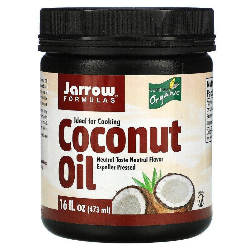 

Кокосовое масло органическое, Coconut Oil, Jarrow Formulas, 473 г (JRW-16028)