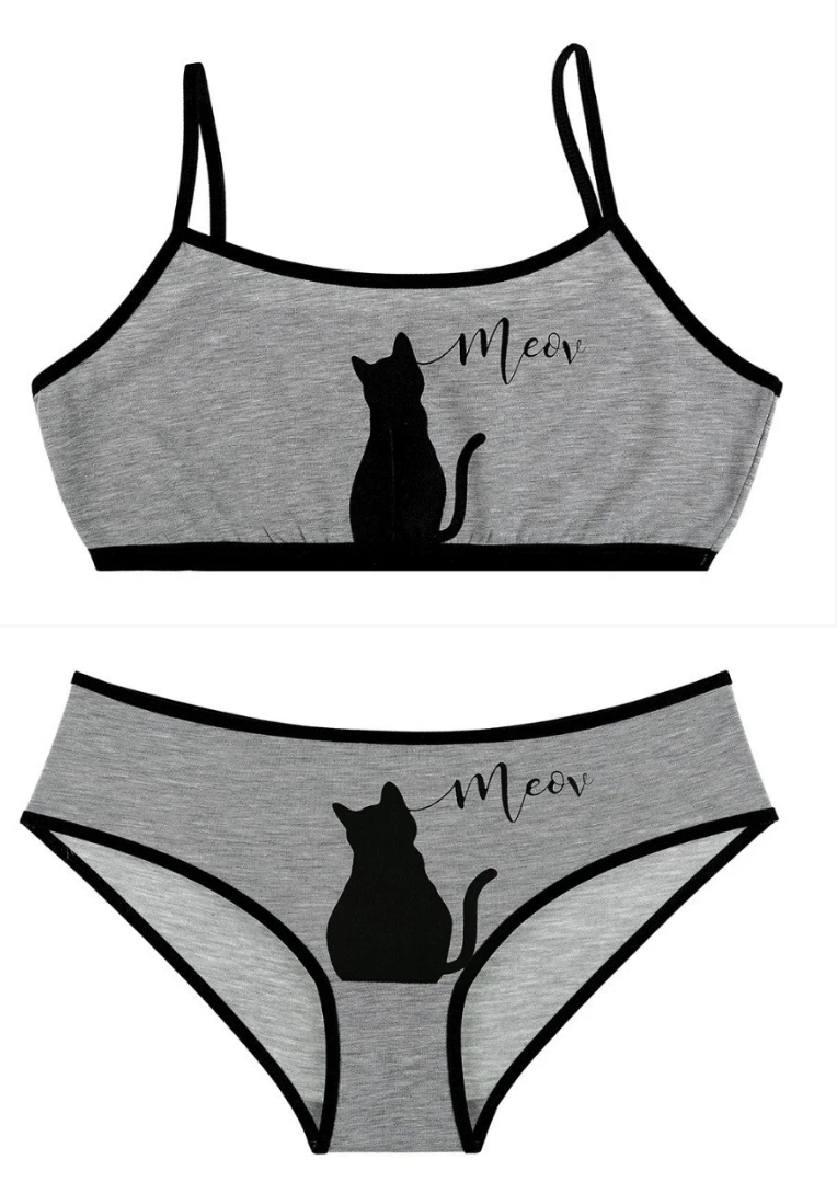 

Р-р 158-164, Комплект белья детский, подростковый, топ и трусы, Синий