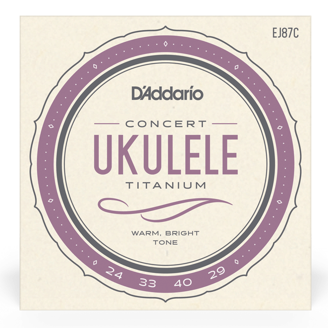 

Струны для укулеле D`ADDARIO EJ87C TITANIUM UKULELE CONCERT