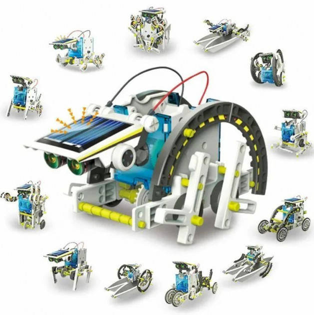 

Конструктор робот на солнечных батареях Solar Robot 13 в 1