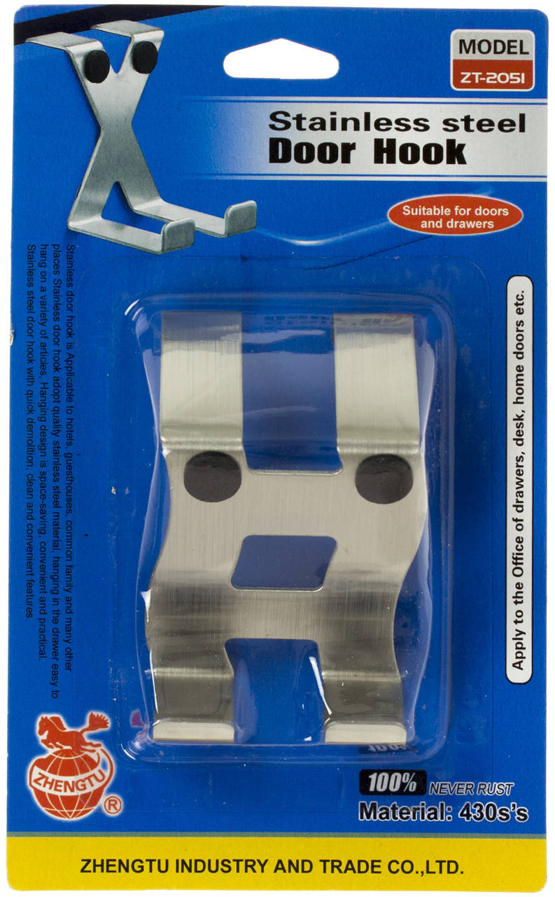 

Гачок-вішалка на двері 5х8,5см №R25946(20)(240)