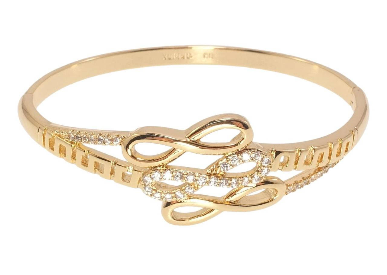 

Браслет Xuping Позолота 18K "Бескрайность" ø 6см