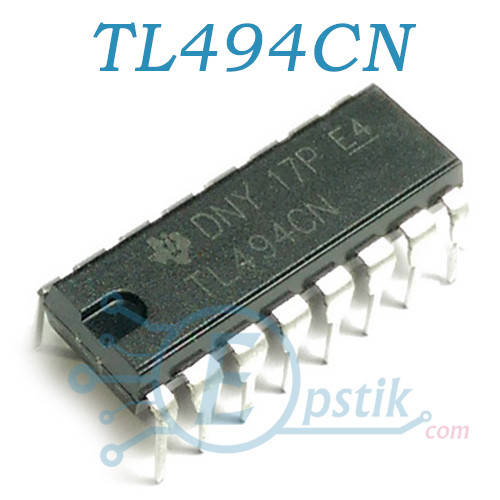 

TL494CN, ШИМ контроллер, (KA7500B, КР1114ЕУ4, DBL494), DIP16