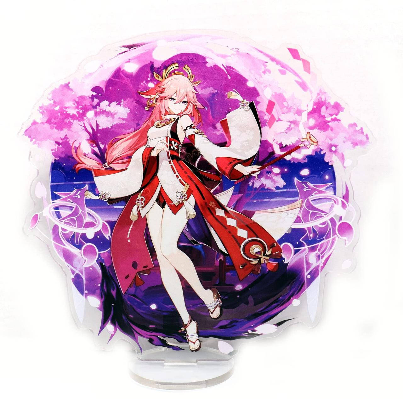 

Акриловая фигурка Геншин Импакт Яэ Мико Genshin Impact Yae Miko AS GI YM 01