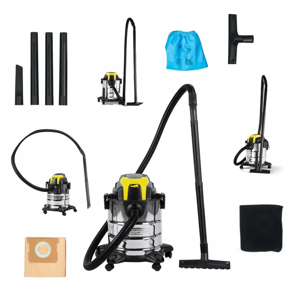 

Пылесос промышленный Parkside PDW 20 A1 20L 1300 Вт Профессиональный, строительный