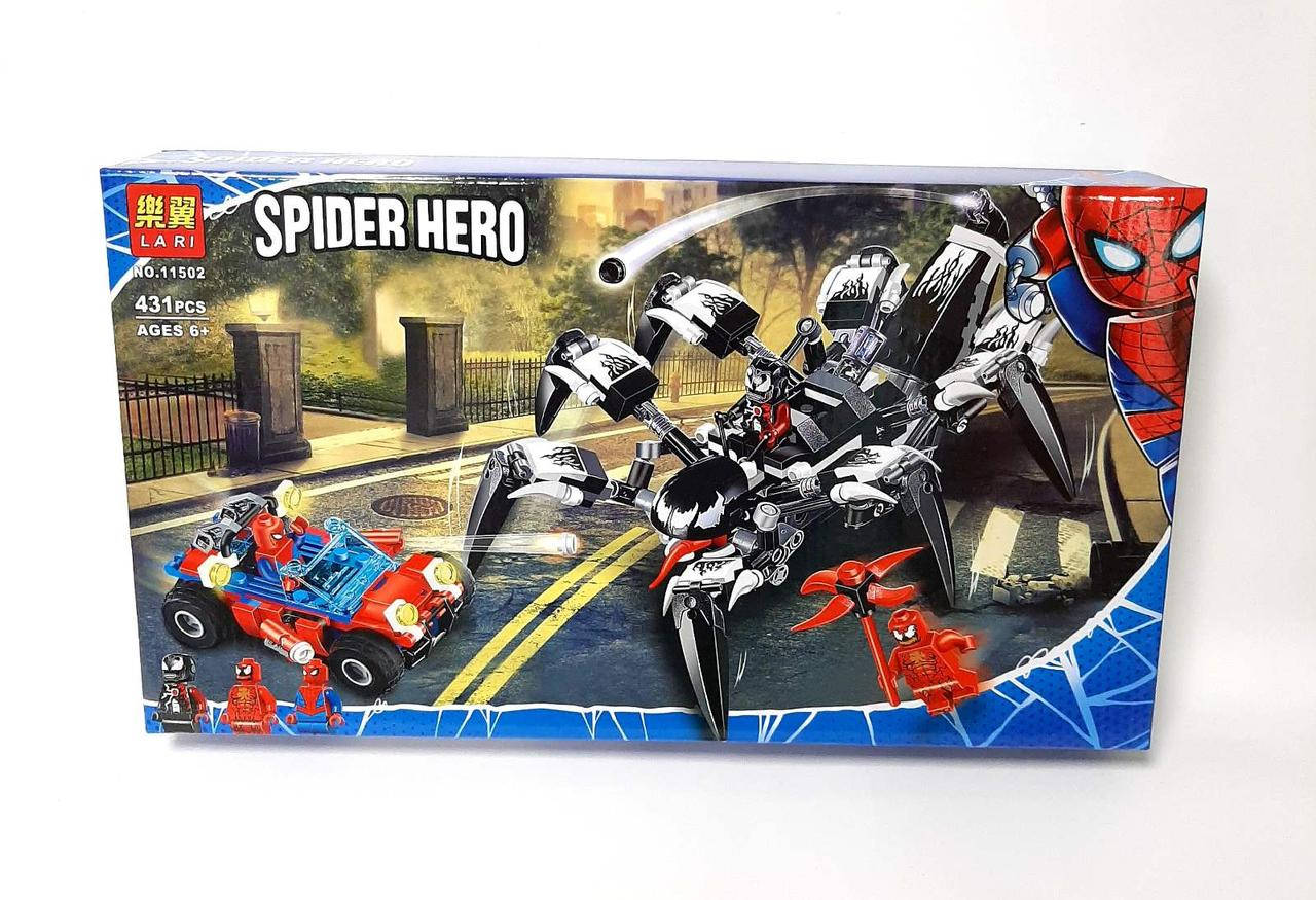 

Конструктор Человек-Паук — Краулер Венома 431 деталь 11502