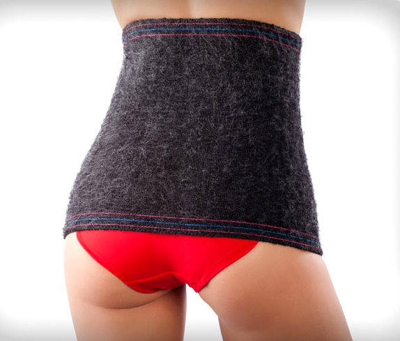 

Согревающий пояс из собачьей шерсти НЕБАТ