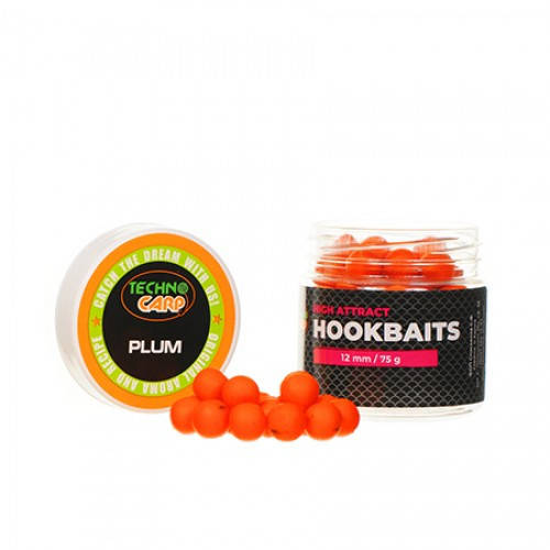 

Бойлы насадочные HookBaits "Plum" d.12мм 75грамм ТЕХНОКАРП